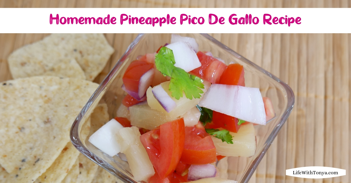 Homemade Pineapple Pico De Gallo Recipe | Fresh Tomato and Pineapple Salsa