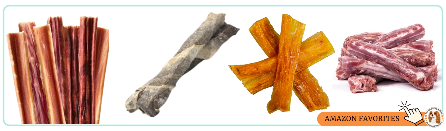 Natural dog chews and treats.