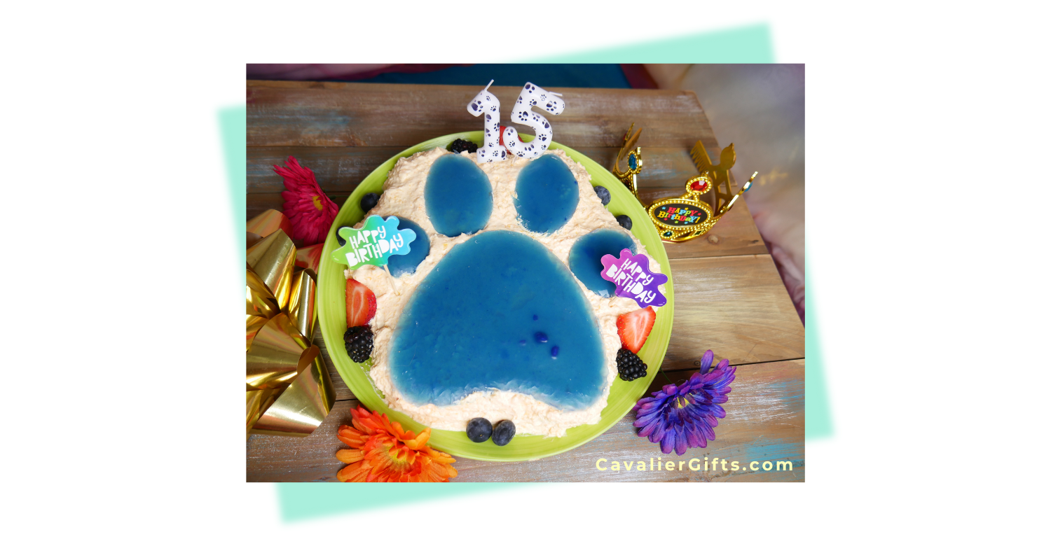 Fun dog birthday cake recipe.